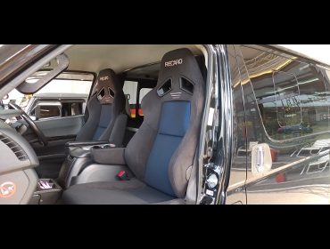 TOYOTA�@�n�C�G�[�X�@KDH206�@�Ɂ@RECARO�i���J���j�@SR-7F�@GK100�@BK/�u���[�@�~���E�@����