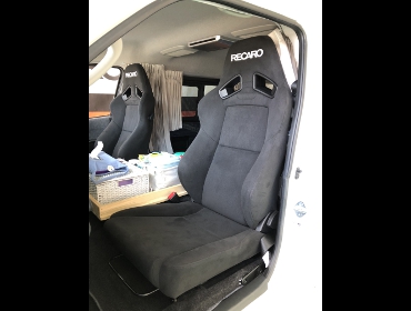 TOYOTA�@�n�C�G�[�X���C�h�@�X�[�p�[GL�i2017�N�j�@�Ɂ@RECARO�i���J���j�@SR-7F�@KK100�@BK�@�~���E�@����