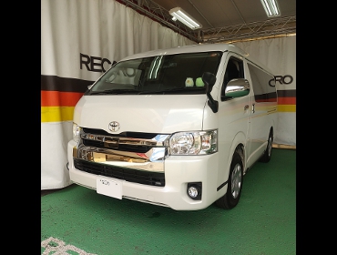 TOYOTA�@�n�C�G�[�X�i2020�N�j�@�Ɂ@RECARO�i���J���j�@SR-7F�@GU100H�@�u���E���@�V�[�g�q�[�^�[�t���@����