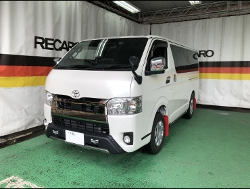 TOYOTA�@�n�C�G�[�X�@GDH�i2021�N�j�@�Ɂ@RECARO�i���J���j�@SR-7F�@GU100�@BK�@�A�[�����X�g�t���@�~���E�@����