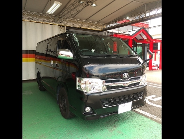 TOYOTA�@�n�C�G�[�X�@KDH206�i2011�N�j�@�Ɂ@RECARO�i���J���j�@SR-7F�@GU100�@BK�@����