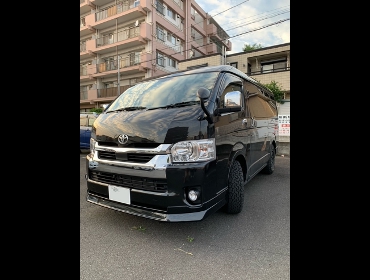 TOYOTA�@�n�C�G�[�X�@���C�h�~�h���@6�^�@TRH219W�@�Ɂ@RECARO�i���J���j�@LX-F�@IN110�@BK�@�~���E�@����