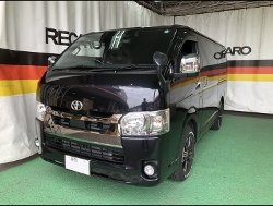 TOYOTA�@�n�C�G�[�X�@6�^�@�W���@�f�B�[�[���ԁ@�Ɂ@RECARO�i���J���j�@SR-7F�@GU100H�@�u���E���@�V�[�g�q�[�^�[�t���@�A�[�����X�g�t���@����