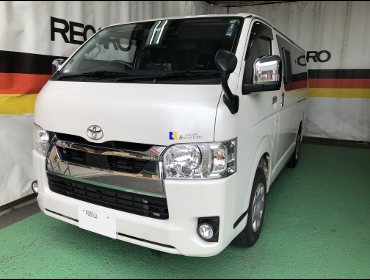 TOYOTA�@�n�C�G�[�X�@200�@�Ɂ@RECARO�i���J���j�@SR-7F�@GK100�@BK/�u���[�@����