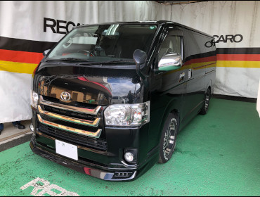 TOYOTA�@���W�A�X�G�[�X�@KDH201V�i2017�N�j�@�Ɂ@RECARO�i���J���j�@RS-G�@GK�@BK/SIL�@����