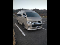 TOYOTA�@�n�C�G�[�X�@5�^�@�X�[�p�[�����O�@�n�C���[�t�@GDH226K�@�Ɂ@RECARO�i���J���j�@SR-7F�@KK100�@BK�@�~���E�@����