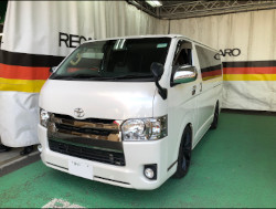 TOYOTA�@�n�C�G�[�X�@�Ɂ@RECARO�i���J���j�@LX-F�@WU110H�@�u���E���@�~���E�@����