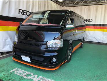 TOYOTA�@�n�C�G�[�X�@�Ɂ@RECARO�i���J���j�@LX-F�@WL110H�@WH�@�V�[�g�q�[�^�[�t���@���@LX-F�@WL110H�@WH�@���ʃV���[�g�J�b�g���H�@�A�[�����X�g�t���@����