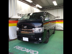 TOYOTA�@�n�C�G�[�X�@S-GL�i2017�N�j�@�Ɂ@RECARO�i���J���j�@SR-7F�@GK100�@BK/BK�@�V�[�g�q�[�^�[�t���@����