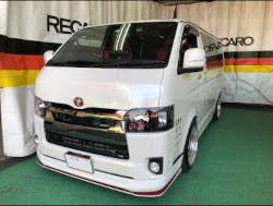 TOYOTA�@�n�C�G�[�X�@GDH201V�i2021�N�j�@�Ɂ@RECARO�i���J���j�@SR-7F�@GU100H�@RED�@A/R�^�C�v�@�~���E�@����