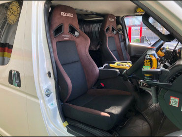 TOYOTA�@���W�A�X�G�[�X�@�W���@�X�[�p�[GL�@4�^�@�i���[�f�B�[�[���i2015�N�j�@�Ɂ@RECARO�i���J���j�@SR-7F�@GU100�@�u���E���iA/R�j�@�~���E�@����