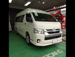 TOYOTA�@�n�C�G�[�X�@6�^�@�f�B�[�[���@���C�h�i2022�N�j�@�Ɂ@RECARO�i���J���j�@SR-7F�@GU100�@BK�@����