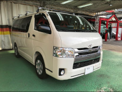 TOYOTA�@�n�C�G�[�XDX�@�t�����g�O�l�|���@�Ɂ@RECARO�i���J���j�@SR-7F�@KK100�@BK�@����