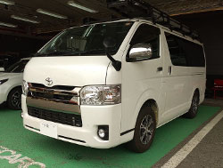 TOYOTA�@�n�C�G�[�X�@5�^�@�i���[�f�B�[�[���i2019�N�j�@�Ɂ@RECARO�i���J���j�@SR-7F�@GU100�@�u���E���@����