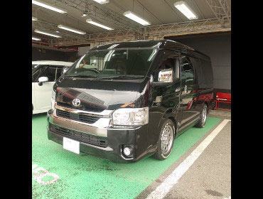 TOYOTA�@�n�C�G�[�X6�^���C�h�@TRH211K���i2022�N�j�@�Ɂ@RECARO�i���J���j�@SR-7F�@GU100H�@�u���E���@�~���E�@����