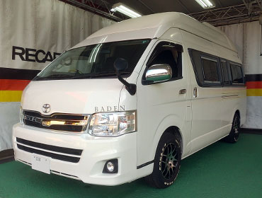 TOYOTA�@�n�C�G�[�X�@3�^�i2012�N�j�@�Ɂ@RECARO�i���J���j�@LX-F�@WU110�@BK�@�~���E�@����