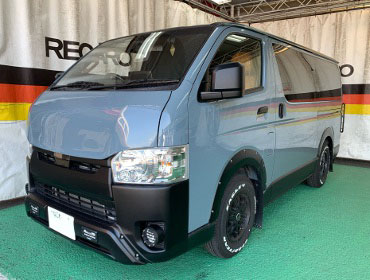 TOYOTA�@�n�C�G�[�X�@5�^�i���[�K�\�����@�Ɂ@RECARO�i���J���j�@SR-7F�@GU100�@�u���E���@����