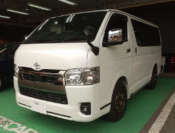 TOYOTA�@�n�C�G�[�X�@7�^�@�i���[�@�f�B�[�[���i2022�N�j�@�Ɂ@RECARO�i���J���j�@�G���S���hMV�@BK�@���@SR-7F�@GU100�@�u���E���@����