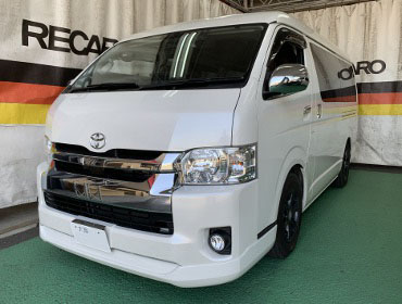 TOYOTA�@�n�C�G�[�X���S���@200�n�@���C�h�i2019�N�j�@�Ɂ@RECARO�i���J���j�@SR-7F�@GU100�@�u���E���@�A�[�����X�g�t���@�~���E�@����