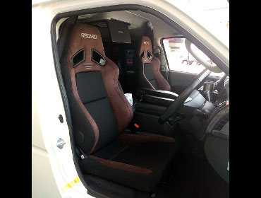 TOYOTA�@�n�C�G�[�X���S���@GL�i2020�N�j�@�Ɂ@RECARO�i���J���j�@SR-7F�@GU100�@�u���E���@�~���E�@����