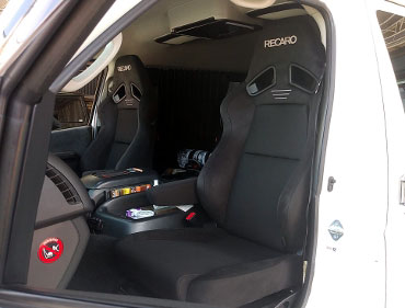 TOYOTA�@�n�C�G�[�X�@���C�h�@���S���i2014�N�j�@�Ɂ@RECARO�i���J���j�@SR-7F�@GU100H�@BK�@�V�[�g�q�[�^�[�t���@�~���E�@����