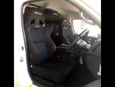 TOYOTA�@�n�C�G�[�X�@���C�h�@���S���i2014�N�j�@�Ɂ@RECARO�i���J���j�@SR-7F�@GU100H�@BK�@�V�[�g�q�[�^�[�t���@�~���E�@����