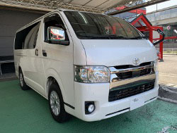 TOYOTA�@�n�C�G�[�X�@6�^�@�i���[�f�B�[�[���i2020�N�j�@�Ɂ@RECARO�i���J���j�@SR-7F�@GU100H�@�u���E���@�V�[�g�q�[�^�[�t���@����