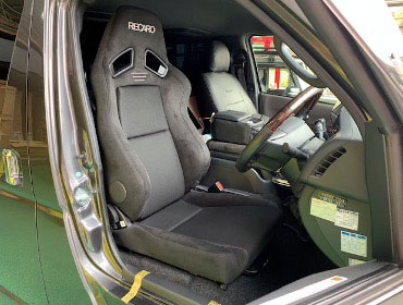 TOYOTA�@�n�C�G�[�X�@200�n�i2018�N�j�@�Ɂ@RECARO�i���J���j�@SR-7F�@GU100�@A/R�@BK�@����