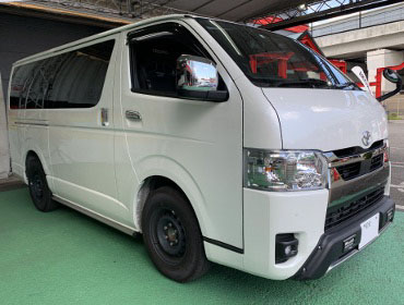 TOYOTA�@�n�C�G�[�X�i2023�N�j�@�Ɂ@RECARO�i���J���j�@SR-7F�@GK100�@BK/BK�@�~���E�@����