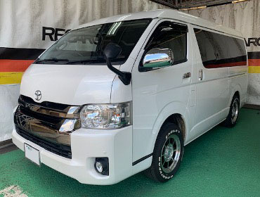 TOYOTA�@�n�C�G�[�X�@4�^���C�h�K�\�����i2015�N�j�@�Ɂ@RECARO�i���J���j�@SR-7F�@GU100�@�u���E���@����