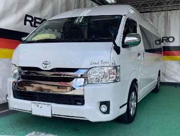 TOYOTA�@�n�C�G�[�X�i2019�N�j�@�Ɂ@RECARO�i���J���j�@SR-7F�@GU100�@�u���E���@A/R�@�~���E�@����