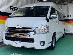 TOYOTA�@�n�C�G�[�X�i2019�N�j�@�Ɂ@RECARO�i���J���j�@SR-7F�@GU100�@�u���E���@A/R�@�~���E�@����