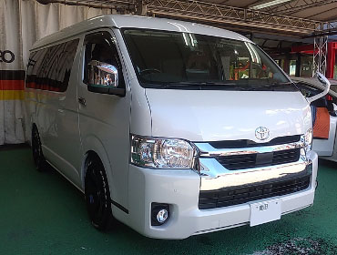 TOYOTA�@�n�C�G�[�X���S��GL�@6�^�@���C�h�@�K�\�����i2023�N�j�@�Ɂ@RECARO�i���J���j�@SR-7F�@GU100�@�u���E���@�~���E�@����