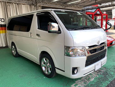 TOYOTA�@�n�C�G�[�X�@�Ɂ@RECARO�i���J���j�@�G���S���hMV�@BK�@����