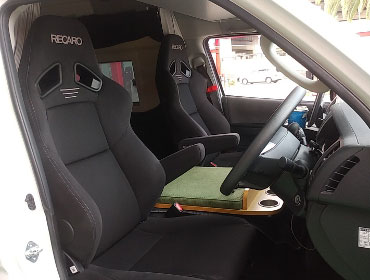 TOYOTA�@�n�C�G�[�X�@6�^�@���C�h�K�\�����i2022�N�j�@�Ɂ@RECARO�i���J���j�@SR-7F�@GK100H�@BK�@A/R�@�V�[�g�q�[�^�[�t���@�~���E�@����