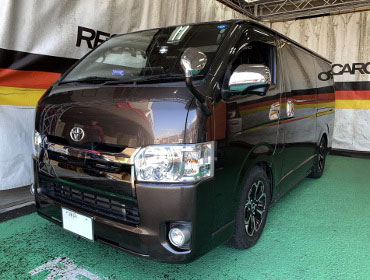 TOYOTA�@�n�C�G�[�X�@200�@�Ɂ@RECARO�i���J���j�@SR-7F�@GK100�@BK/RED�@A/R�@�V�[�g�q�[�^�[�t���@�~���E�@����