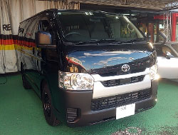 TOYOTA�@�n�C�G�[�X�@7�^�i���[�f�B�[�[���@�Ɂ@RECARO�i���J���j�@SR-7F�@GK100�@BK/BK�@A/R�^�C�v�@����