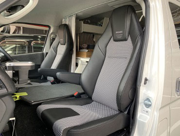 TOYOTA�@�n�C�G�[�X���C�h�@6�^�@�K�\�����i2023�N�j�@�Ɂ@RECARO�i���J���j�@LX-F WL110H BK�@A/R�@�~���E�@����