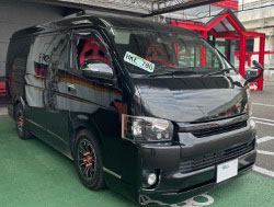 TOYOTA�@�n�C�G�[�X�@TRH214W�i2017�N�j�@�Ɂ@RECARO�i���J���j�@SR-7F�@GU100�@RED�@�~���E�@����