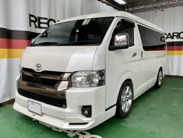 TOYOTA�@�n�C�G�[�X���C�h�@GDH211K�i2023�N�j�@�Ɂ@RECARO�i���J���j�@SR-7F�@GK100�@BK/BK�@�~���E�@����