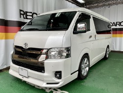 TOYOTA�@�n�C�G�[�X���C�h�@GDH211K�i2023�N�j�@�Ɂ@RECARO�i���J���j�@SR-7F�@GK100�@BK/BK�@�~���E�@����