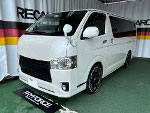 TOYOTA�@200�n�n�C�G�[�X�@4�^�@QDF-KDH201V�@�Ɂ@RECARO�i���J���j�@SR-C�@BK100�@BK/SIL���b�V���@����