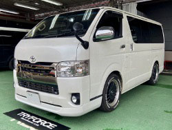 TOYOTA�@�n�C�G�[�X���S��GL�@2�^�@�Ɂ@RECARO�i���J���j�@SR-C�@UT100H�@A/R�@BK�@�V�[�g�q�[�^�[�t���@����