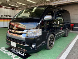 TOYOTA�@�n�C�G�[�X�@TRH214W�i2018�N�j�@�Ɂ@RECARO�i���J���j�@SR-S�@BK100H�@BK/BK�@�V�[�g�q�[�^�[�t���@����