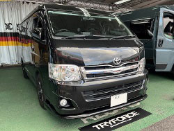 TOYOTA�@�n�C�G�[�X�@TRH214W�i2012�N�j�@�Ɂ@RECARO�i���J���j�@SR-C�@BK100H�@A/R�@BK/RED�@�V�[�g�q�[�^�[�t���@�A�[�����X�g�t���@�~���E�@����