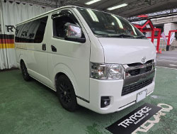 TOYOTA�@�n�C�G�[�X7�^�@�Ɂ@RECARO�i���J���j�@SR-C�@BK100�@A/R�@BK/�u���[�@�~���E�@����