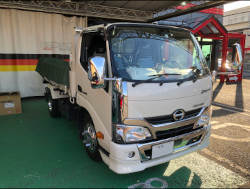 HINO�@�f���g���@�_���v�i2019�N�j�@�Ɂ@RECARO�i���J���j�@LX-F�@WU110�@BK�@�A�[�����X�g�t���@����