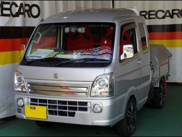 SUZUKI�@�X�[�p�[�L�����[�@���C�h�@DA16T�@�Ɂ@RECARO�i���J���j�@SR-7F�@KK100�@RED�@�A�[�����X�g�t���@�~���E�@����