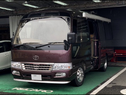 TOYOTA�@�R�[�X�^�[�@�L�����s���O�@����ȃh�A�Ȃ��ԁ@KC-HZB41�i1997�N/7���j�@�Ɂ@RECARO�i���J���j�@LX-F�@IN110�@BK�@�A�[�����X�g���r�i�L���v�e���V�[�g�j�@�~���E�@����