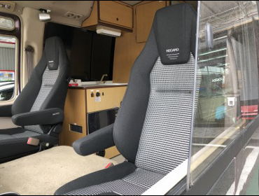 TOYOTA�@�R�[�X�^�[�@�L�����s���O�@����ȃh�A�Ȃ��ԁ@KC-HZB41�i1997�N/7���j�@�Ɂ@RECARO�i���J���j�@LX-F�@IN110�@BK�@�A�[�����X�g���r�i�L���v�e���V�[�g�j�@�~���E�@����